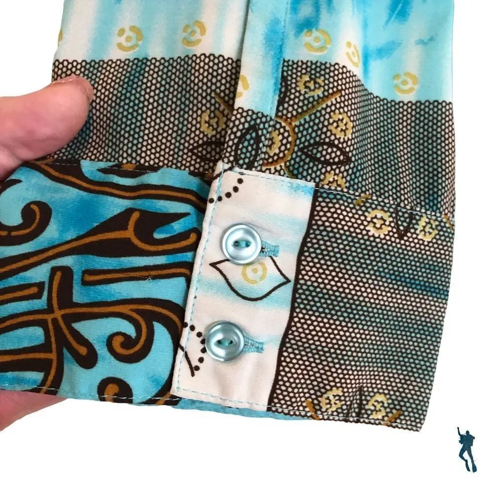 NINETIES Beautiful tribal print.    X-LARGE - Picture 4 of 6